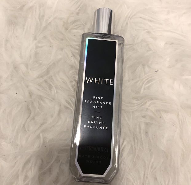 White fine fragrance discount mist