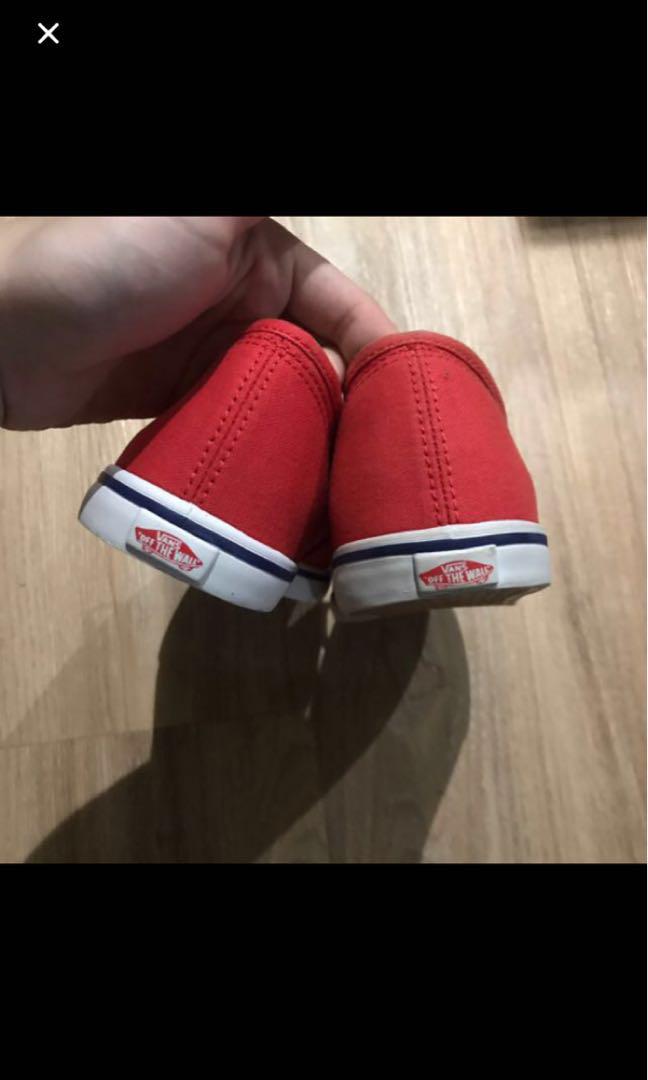Red lo pro vans hot sale