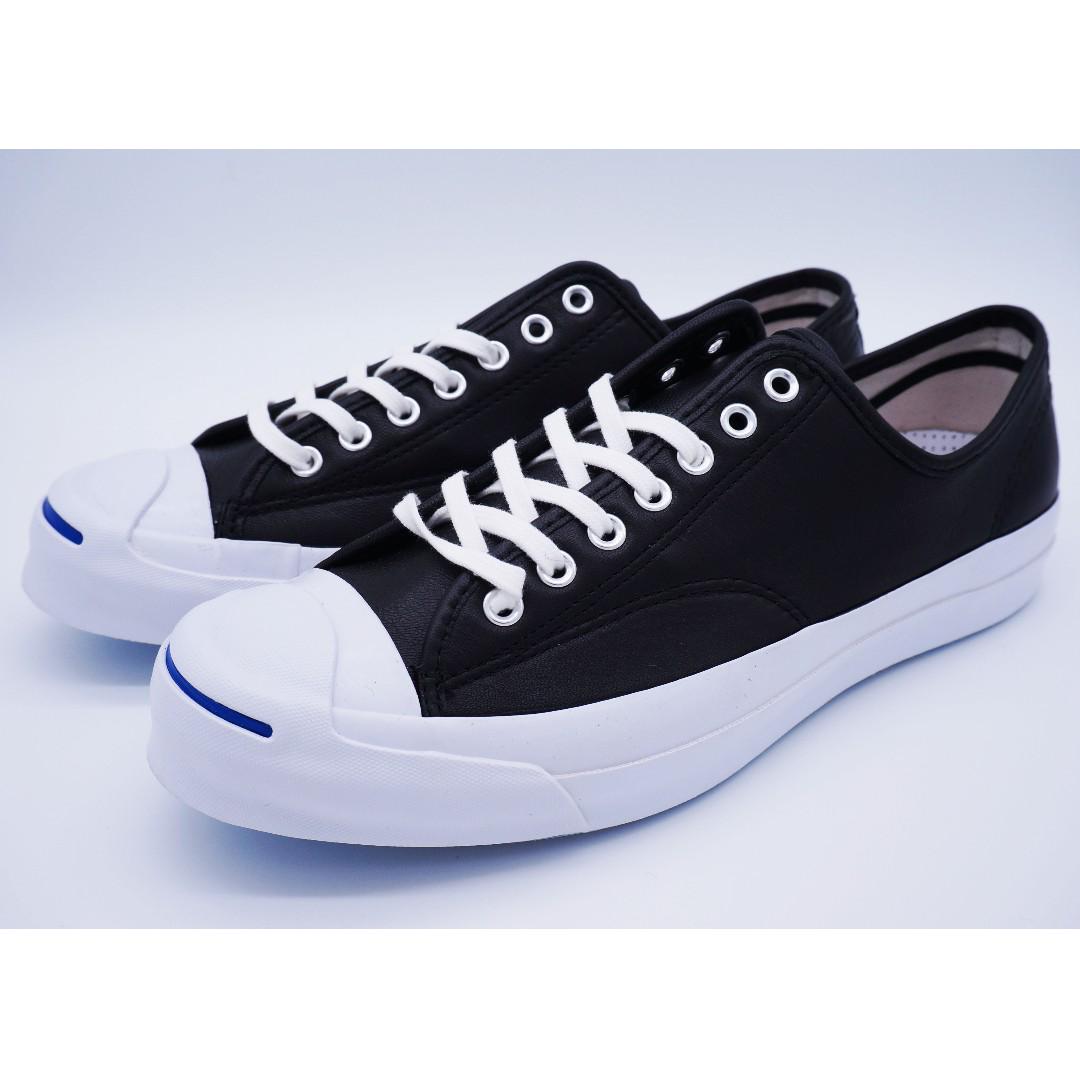Converse jack purcell signature leather on sale