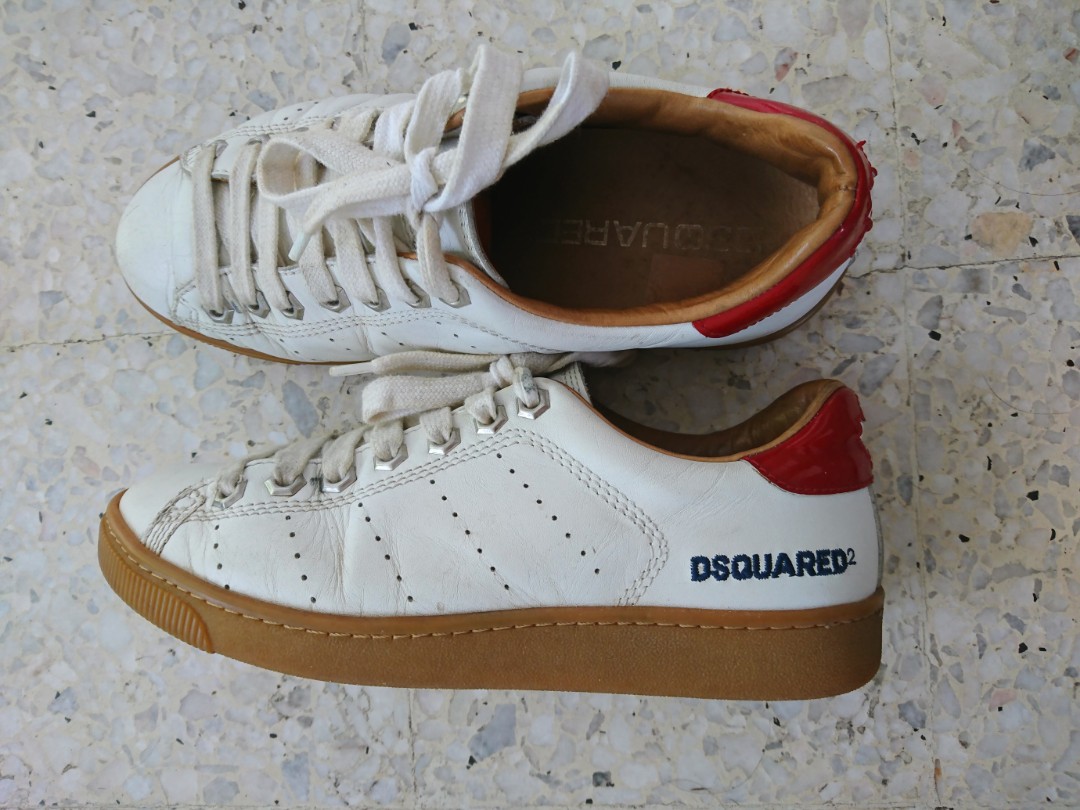 Dsquared2 Canada flag leather shoes Women s Fashion Footwear