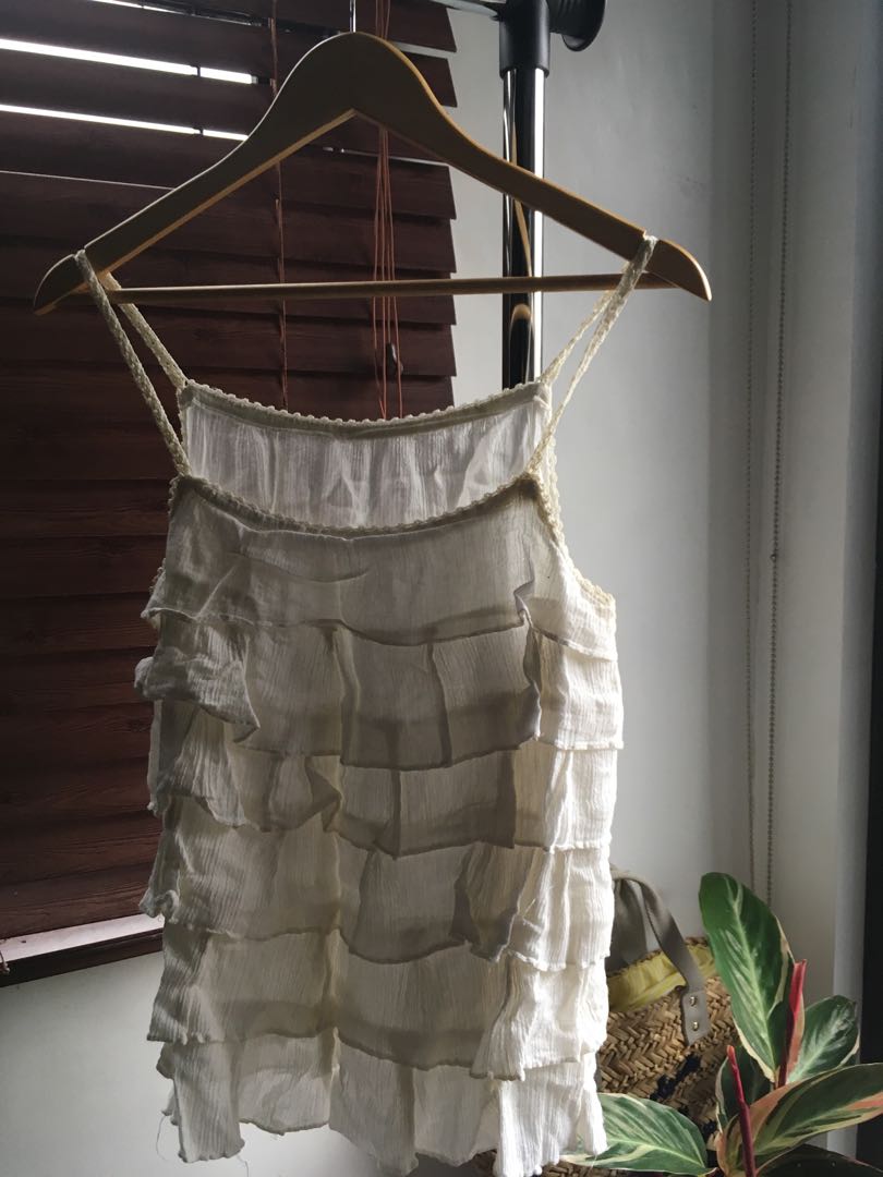 Flare spaghetti strap (Category: Sleeveless) located in Marikina City. Submitted by reesespieces1 (Listing ID 180037388, Image 1). Description: .