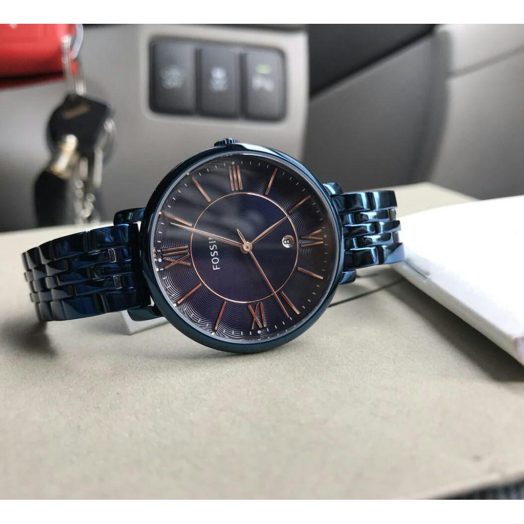 Fossil jacqueline blue 2025 watch