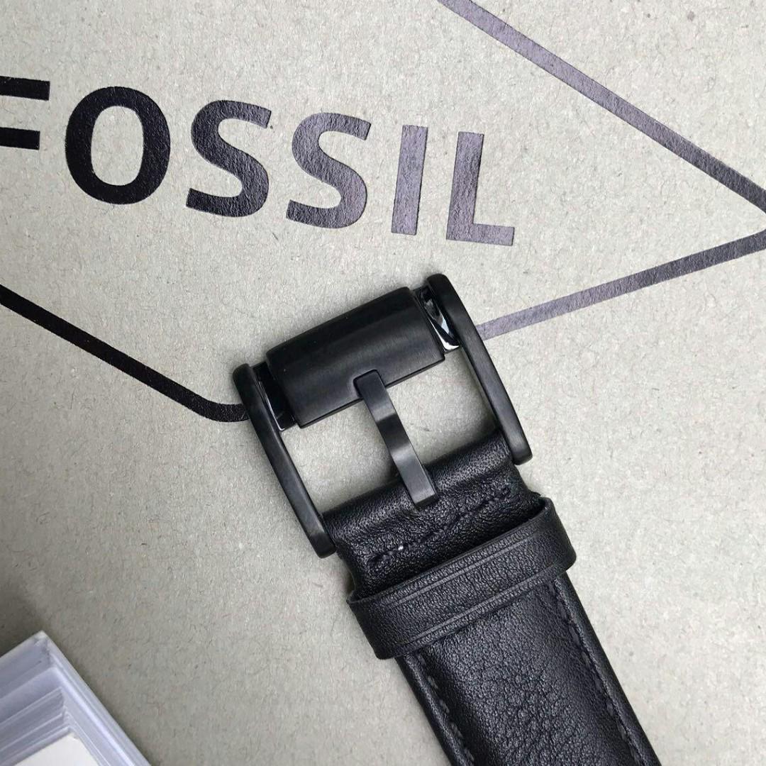 Fossil Original FS5132P GRANT CHRONOGRAPH BLACK LEATHER WATCH