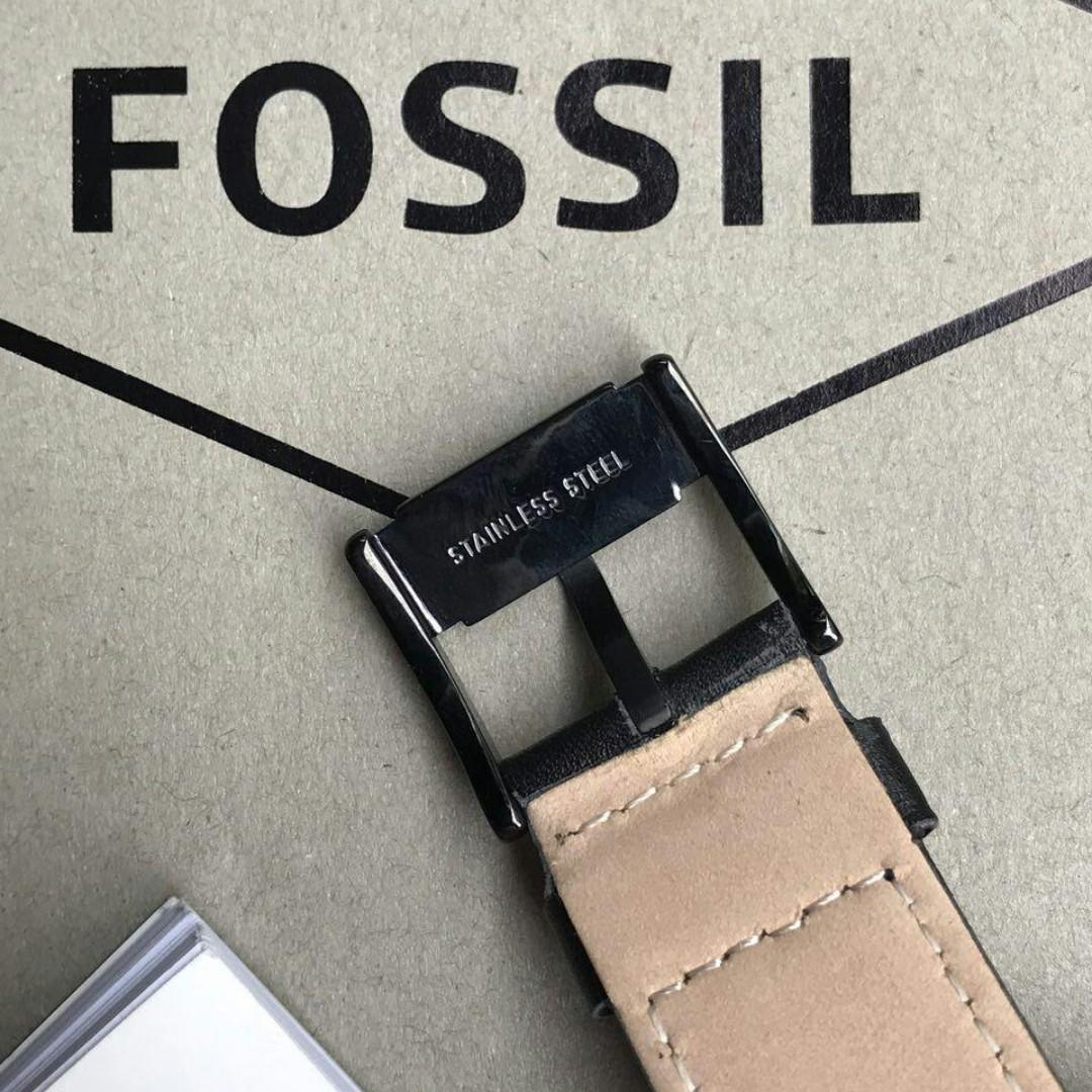 Fossil Original FS5132P GRANT CHRONOGRAPH BLACK LEATHER WATCH Men s Fashion Watches Accessories Watches on Carousell