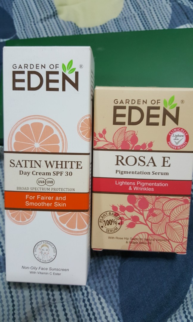 Garden Of Eden Satin White Day Cream