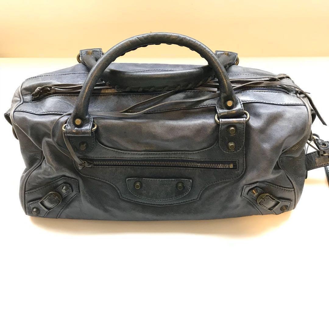 Genuine Balenciaga City Denim Blue Bag Women S Fashion Bags