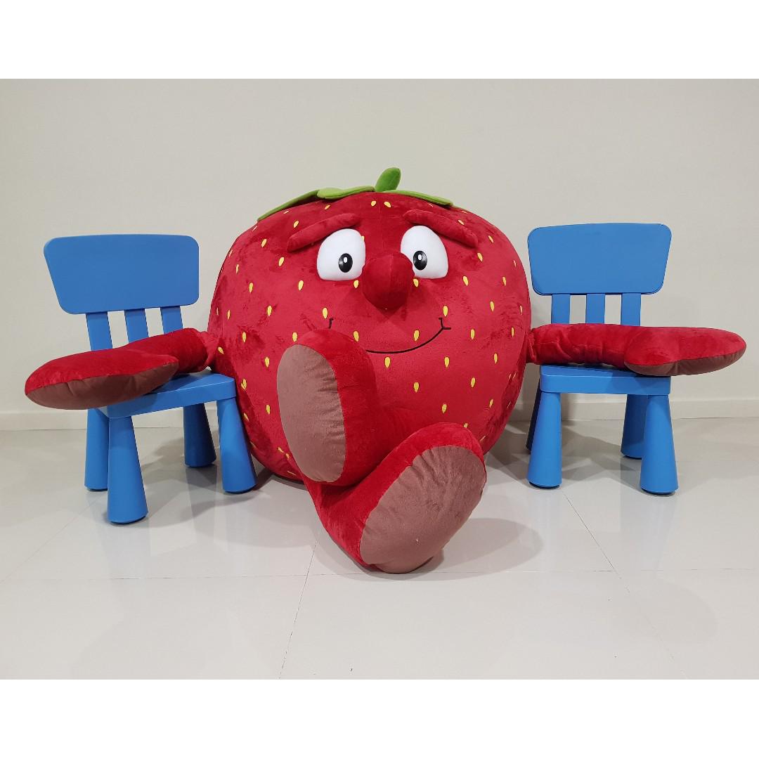 giant strawberry plush