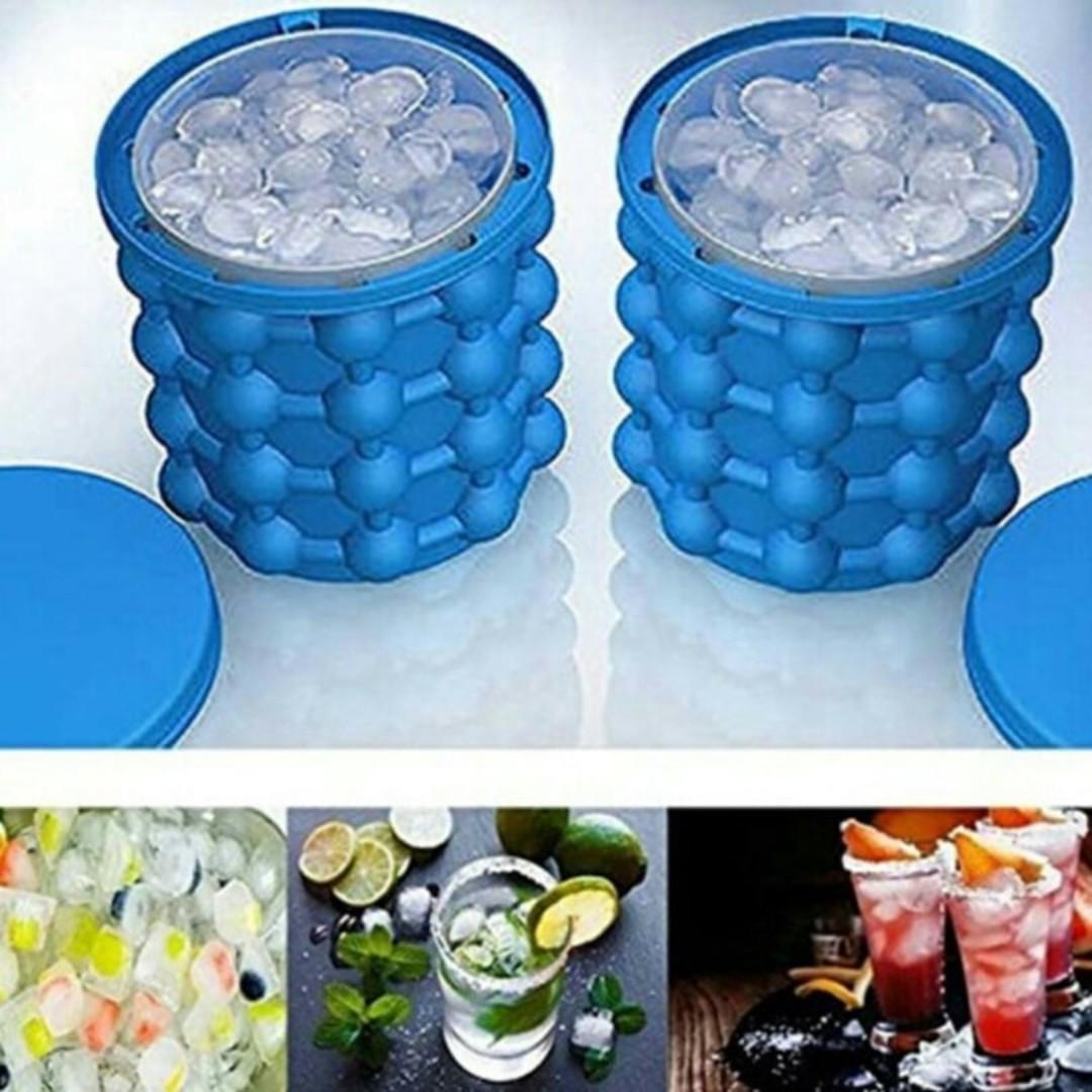ICE CUBE MAKER (Category: Ice-cream Makers) located in Manila. Submitted by christimjose09 (Listing ID 180038685, Image 1). Description: Product details: ✔️It holds up to 120 ice cubes with unique double chamber design. ✔️The outer chambers freeze the ice cubes and inner cylinder stores them. ✔️Portable, equipped with lid and non-slip outer bucket for convenient carrying. ✔️Quickly chills bottled beverages. ✔️Material: Silicone ✔️Size: 13.8 x 13.