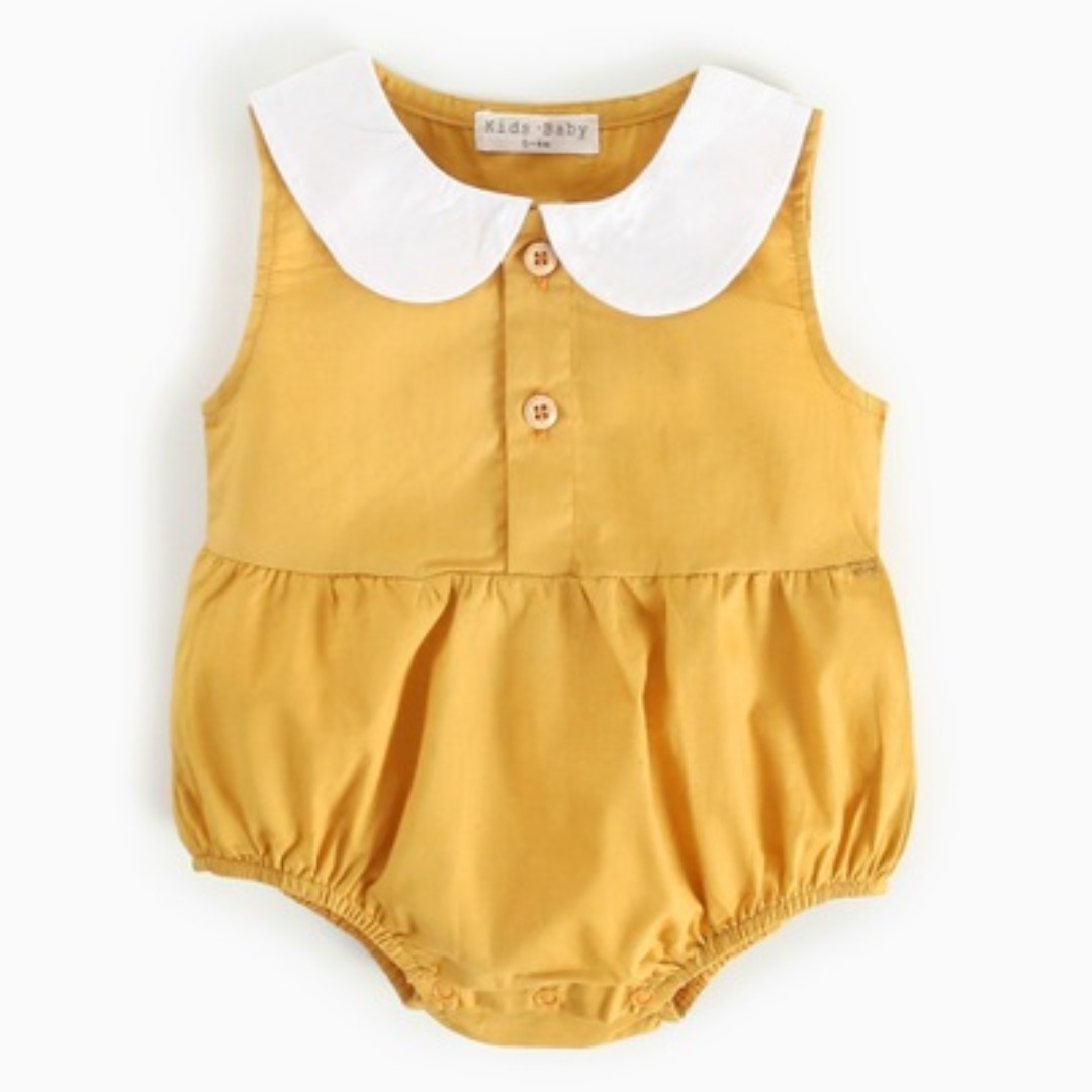 mustard baby onesie