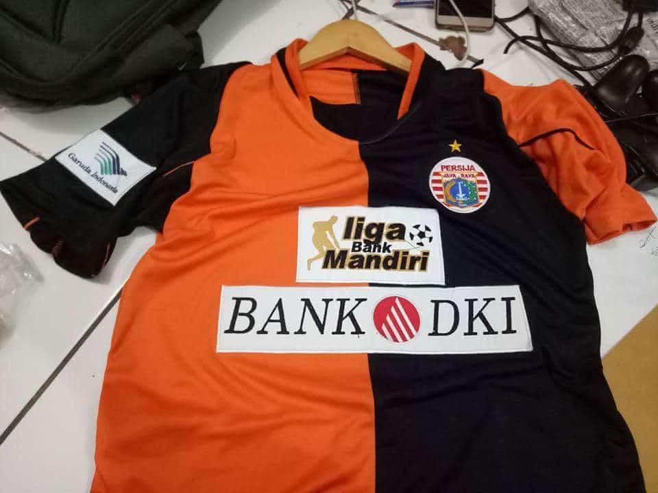 Jersey Retro Persija Jakarta Liga Mandiri Olah Raga Baju