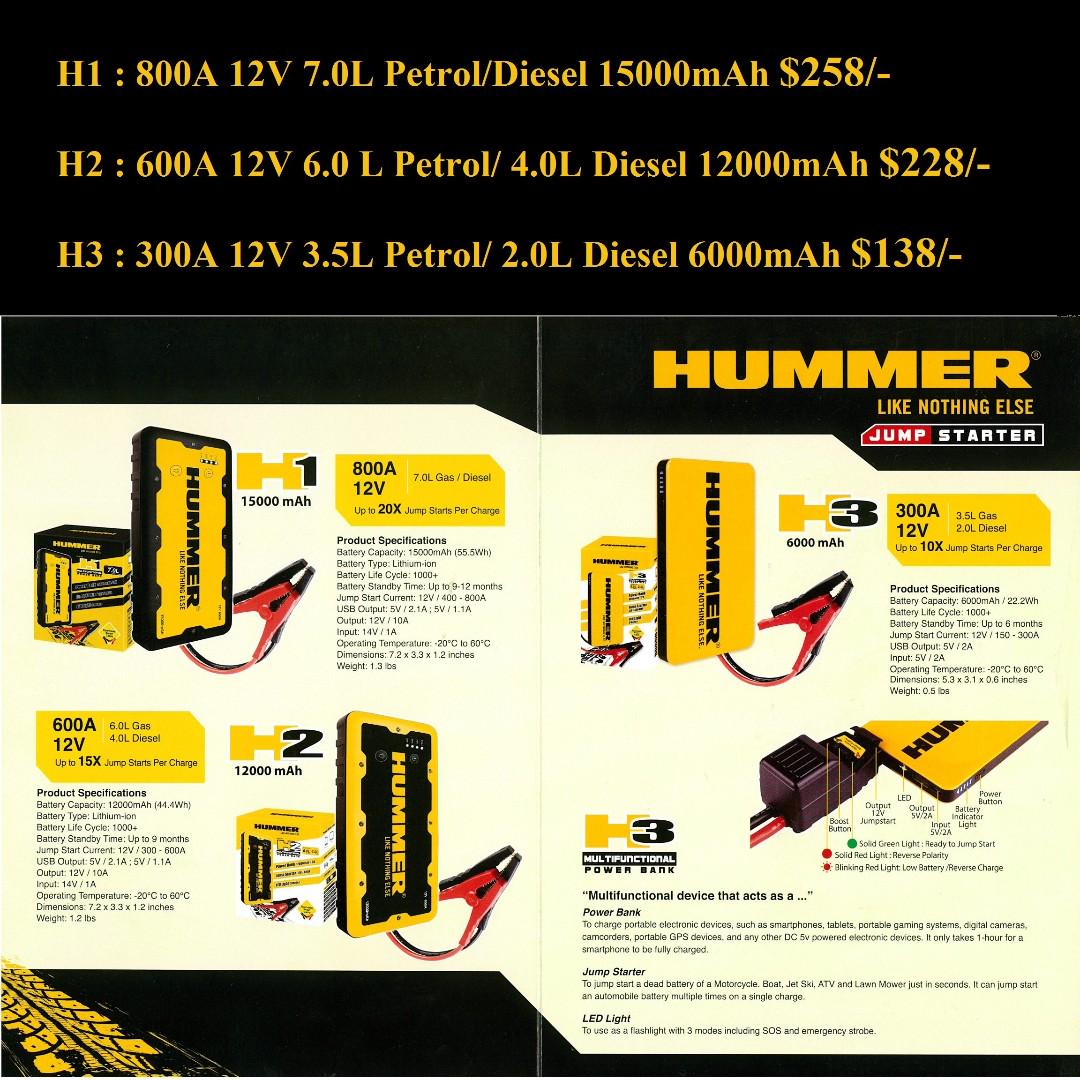 hummer jump starter review