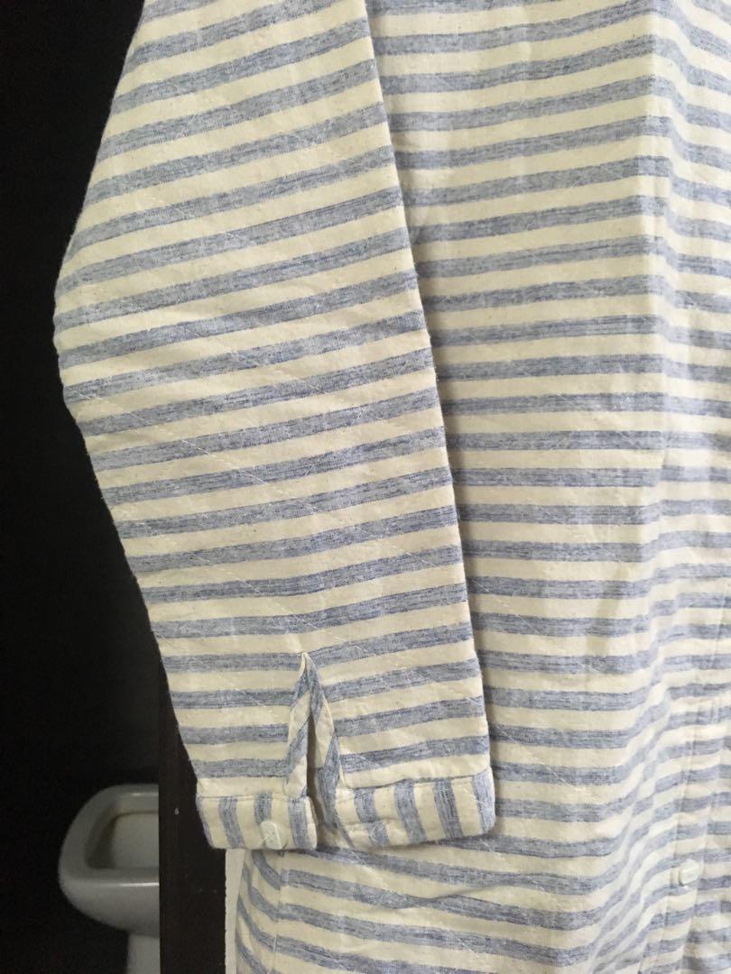 Korean striped pajama top (Category: Blouses) located in Marikina City. Submitted by reesespieces1 (Listing ID 179930882, Image 3). Description: .