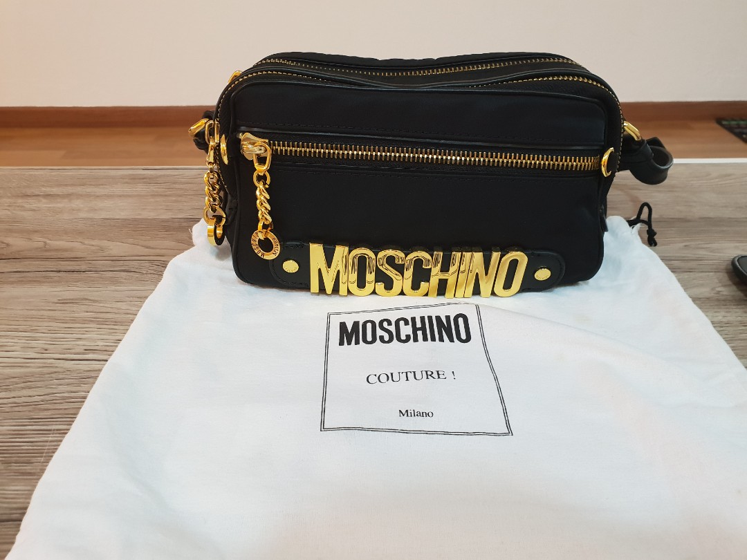 Moschino Sling Bag, Luxury, Bags 