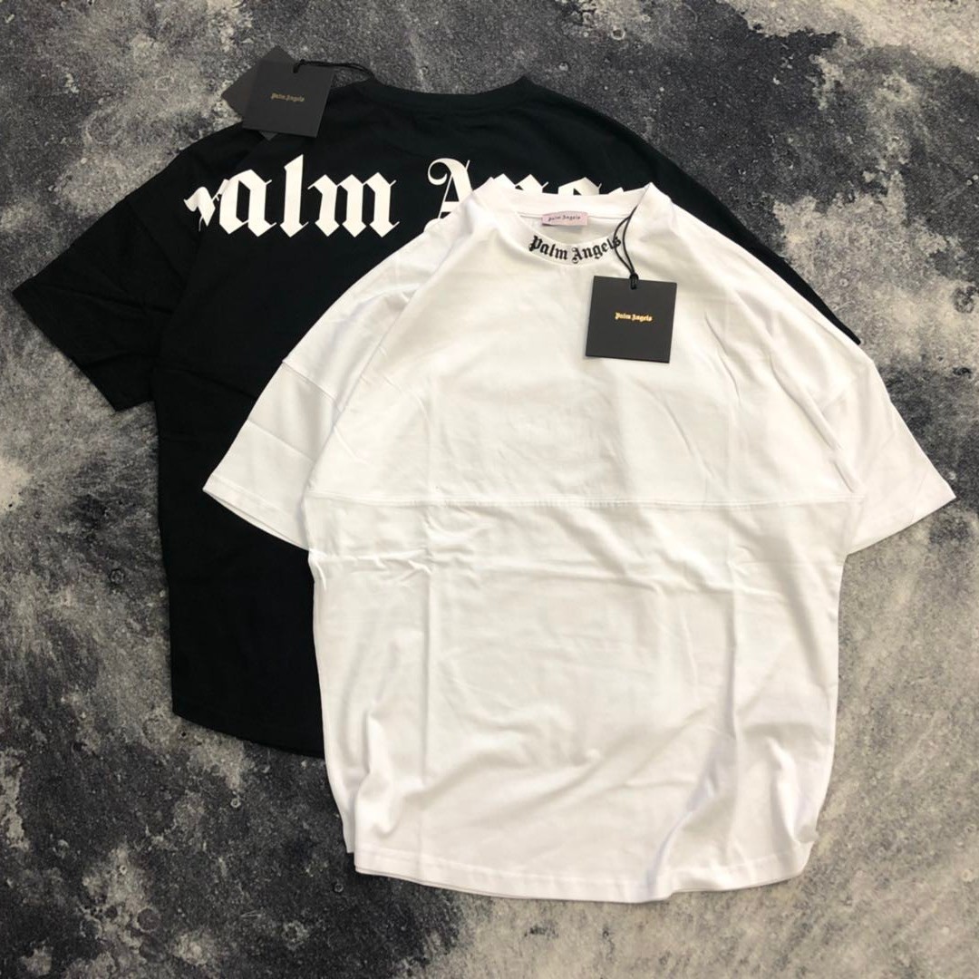 Oversize Palms Angels Big Logo T Shirt Everything Else Others On Carousell