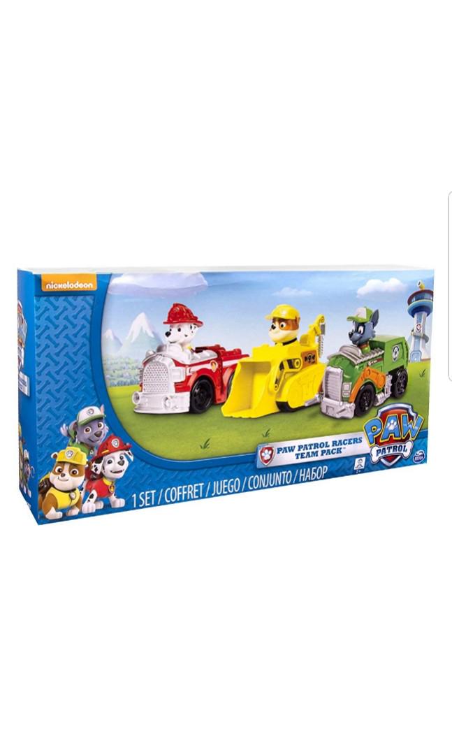 Paw patrol racers team pack on sale