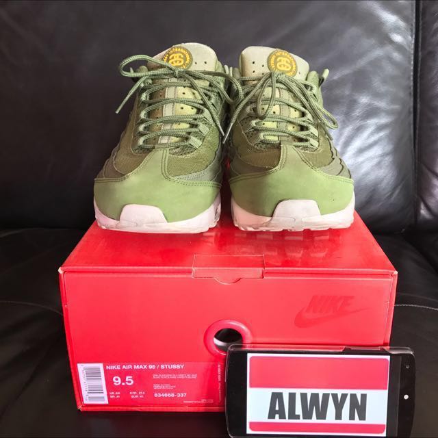 air max 95 stussy olive