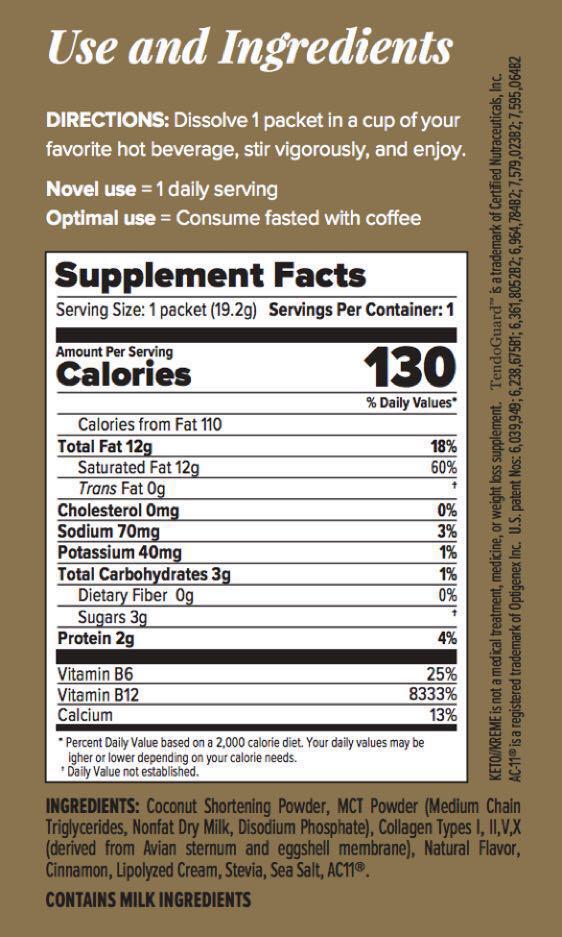 Pruvit Keto Kreme, Health & Nutrition, Health Supplements ...