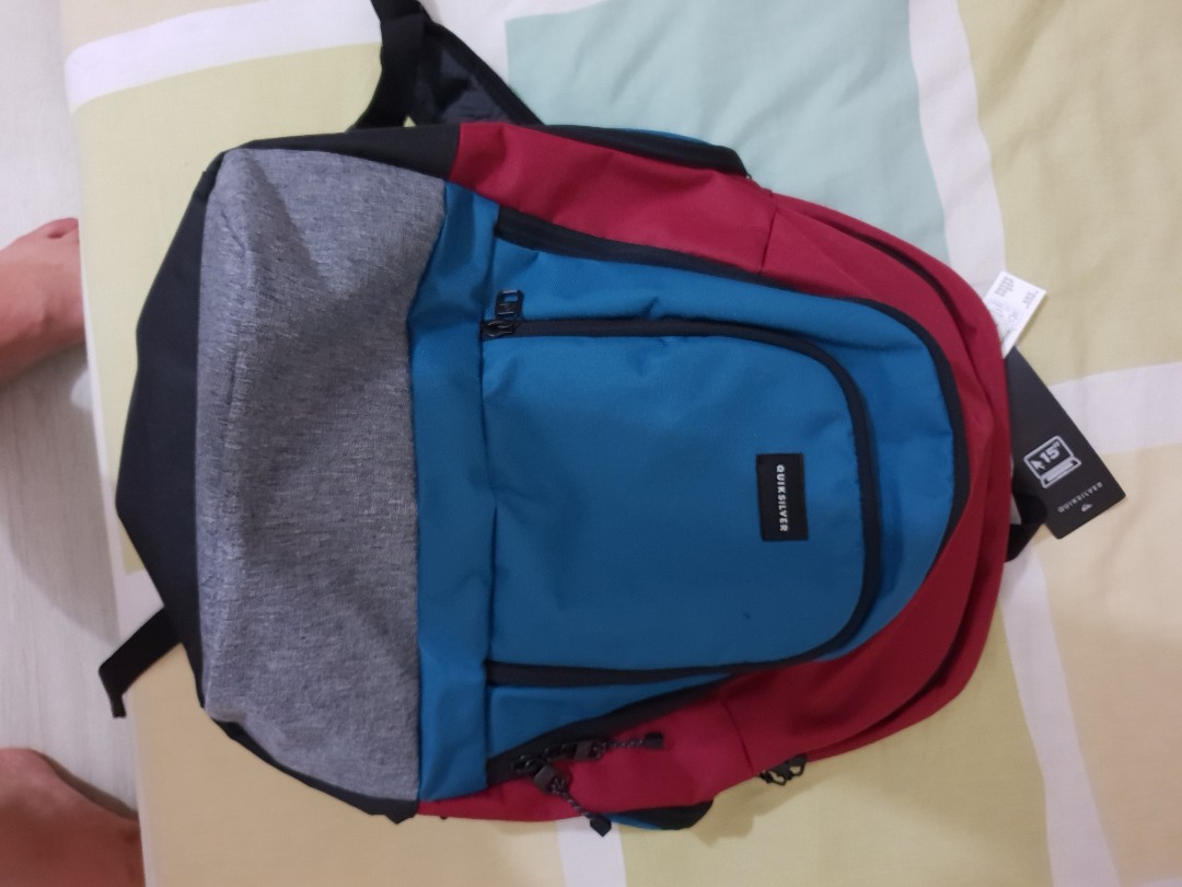 Quiksilver backpack, Men's Fashion, Bags, Backpacks on Carousell