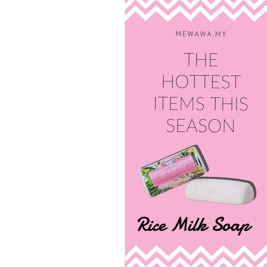 Rice milk soap, Beauty & Personal Care, Face, Face Care on Carousell