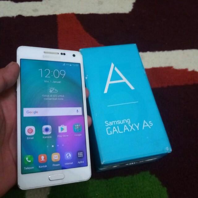 Samsung A5 2015 Fullset 4g Lte Sein Telepon Seluler Tablet Di Carousell