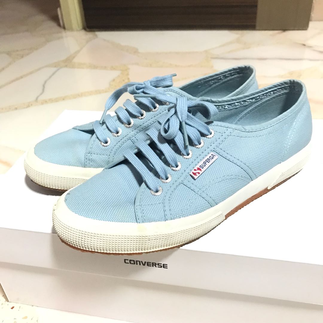Superga azure blue hot sale