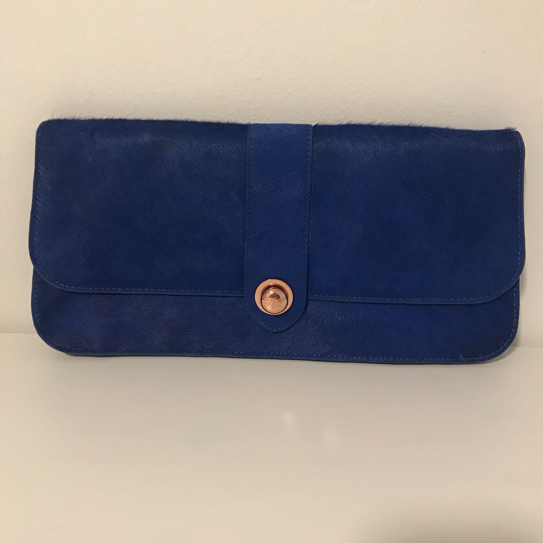 Ted baker navy clutch 2025 bag