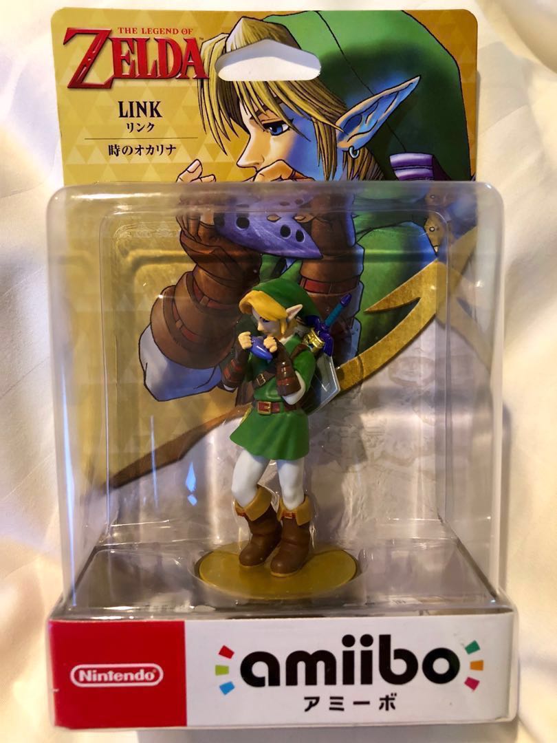 The Legend Of Zelda Link Ocarina Of Time Nintendo Amiibo, Video Gaming