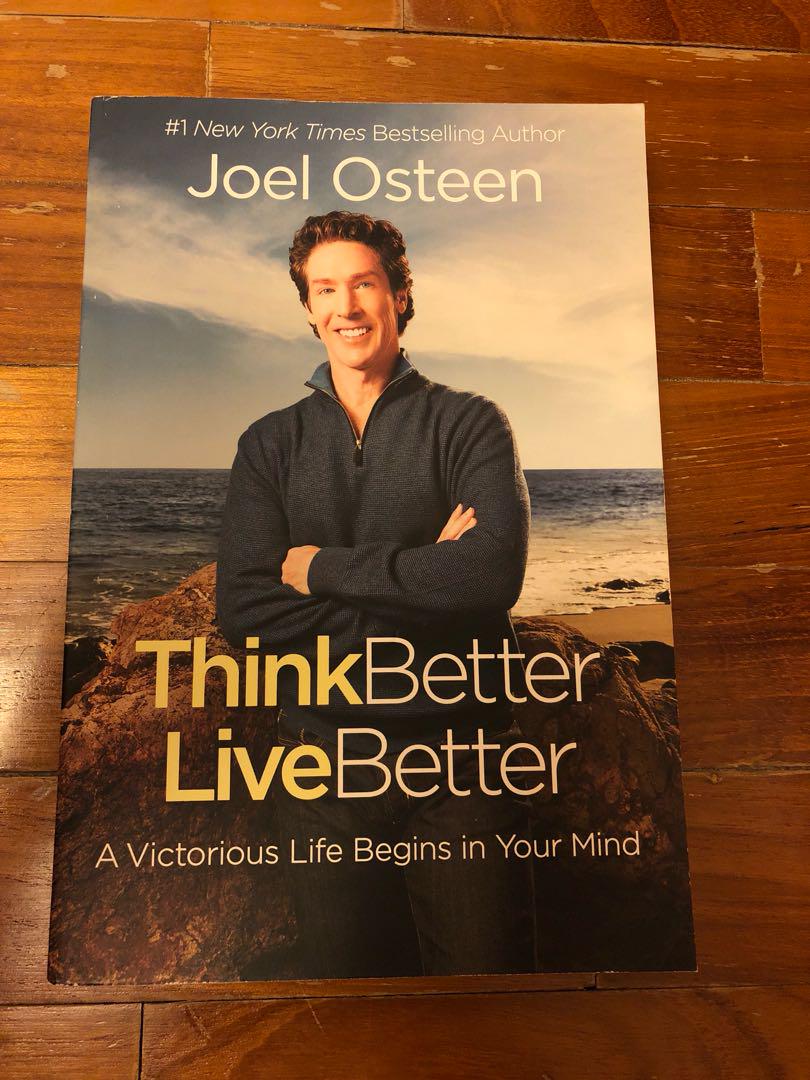 Think Better Live Better Joel Osteen Books Stationery