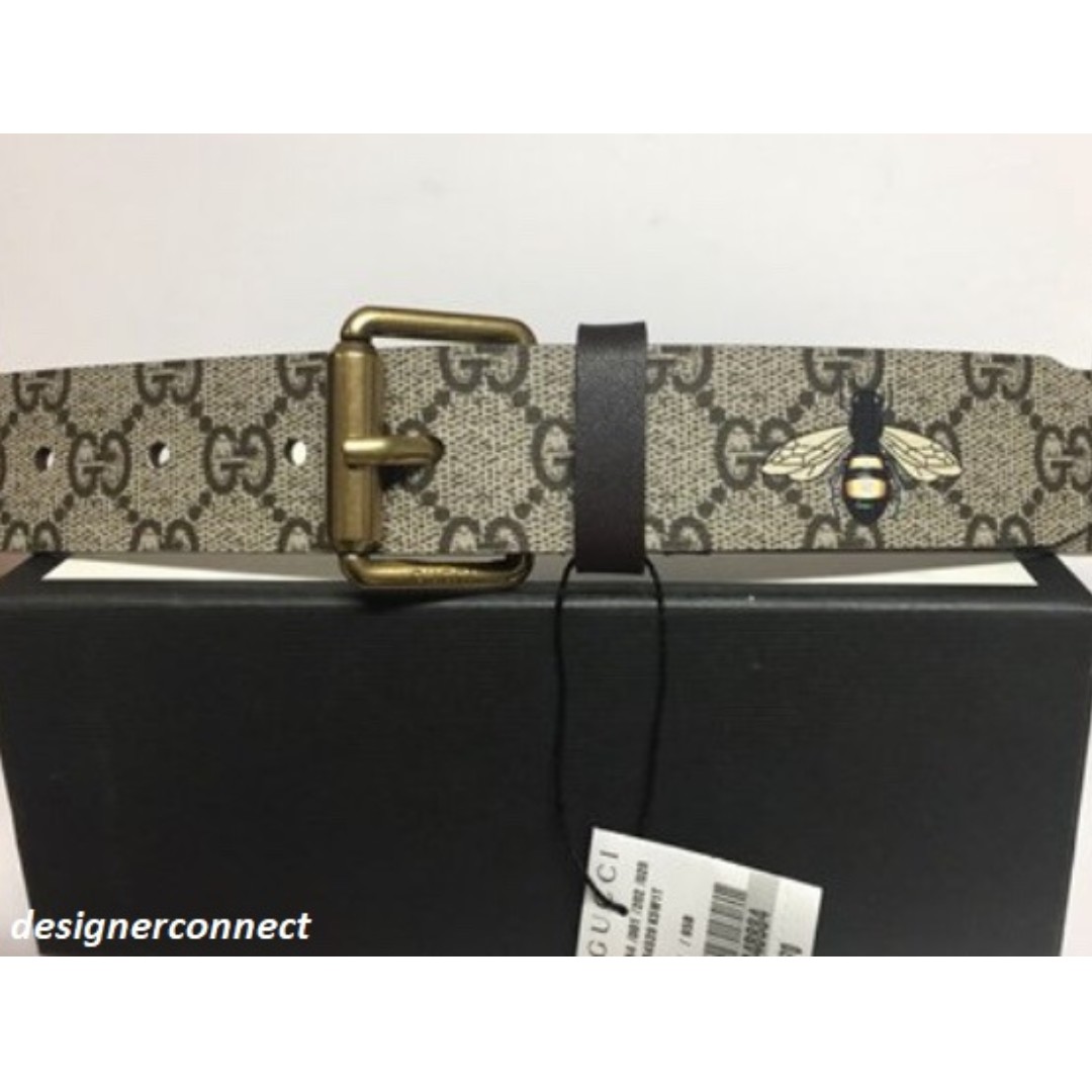 tiger print gg supreme belt