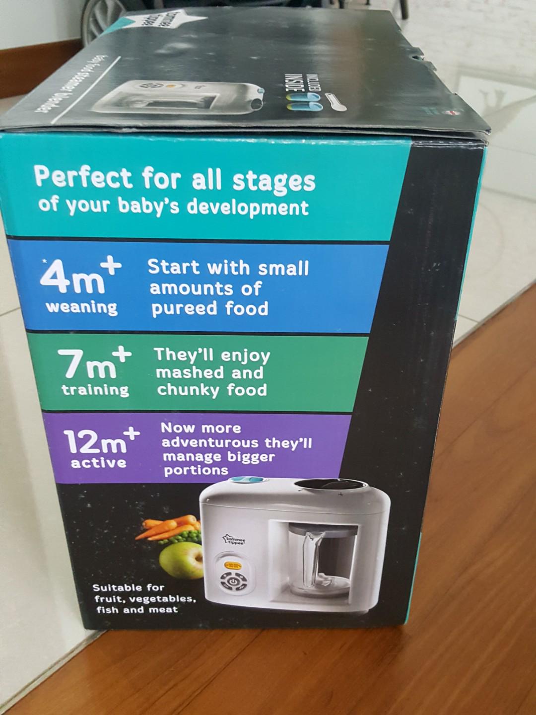 Tommee tippee baby food steamer blender, TV & Home Appliances, Kitchen