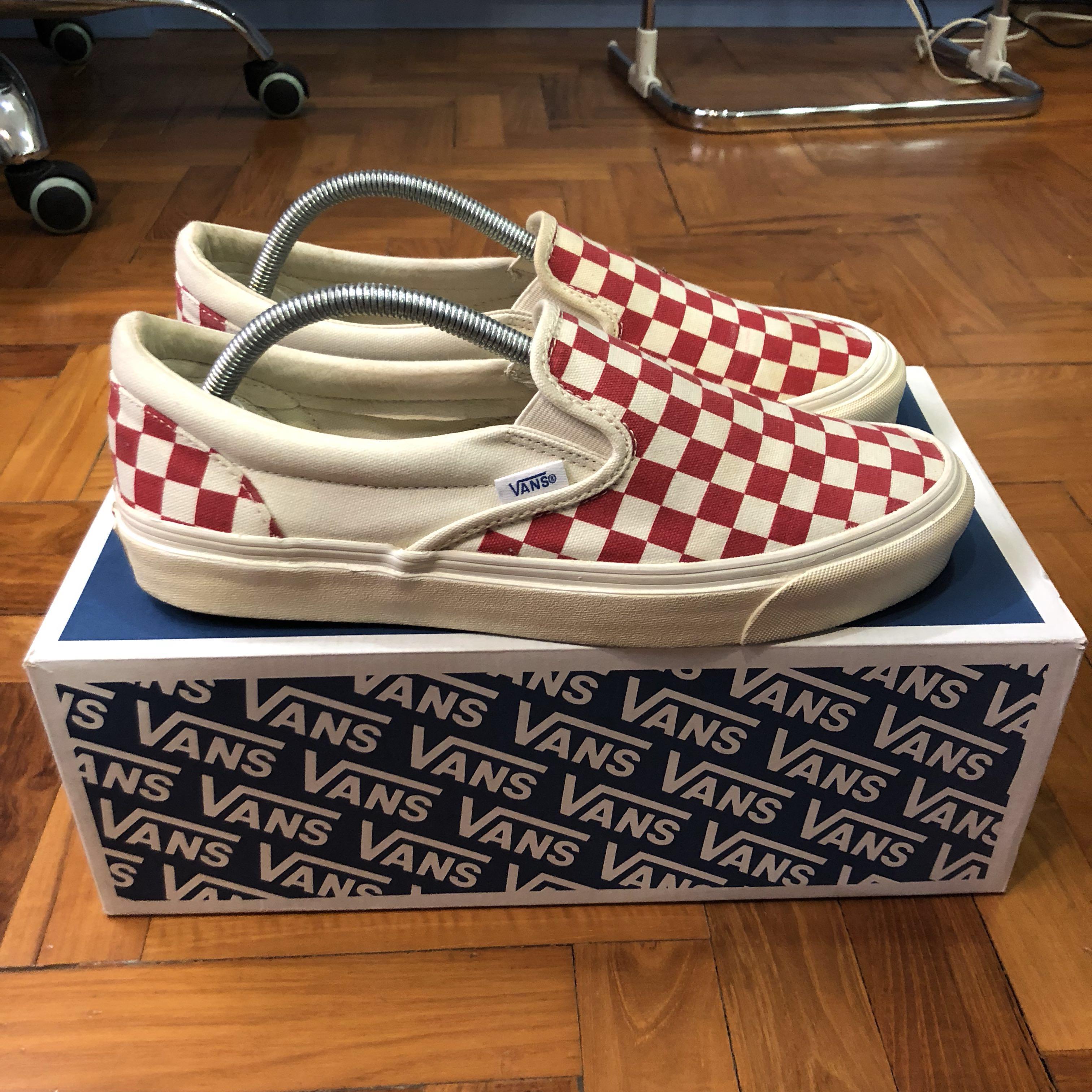 Vans Vault OG Classic Slip on Lx checkerboard, Men's Fashion, Footwear,  Sneakers on Carousell