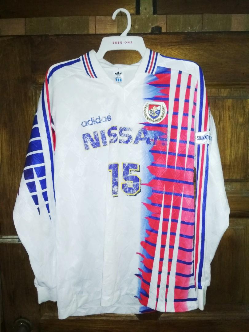 Yokohama Marinos Fc Adidas Vintage Jersey Sports Athletic Sports Clothing On Carousell