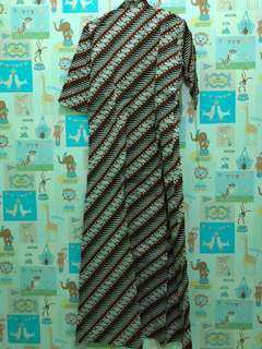 Long dress batik parang