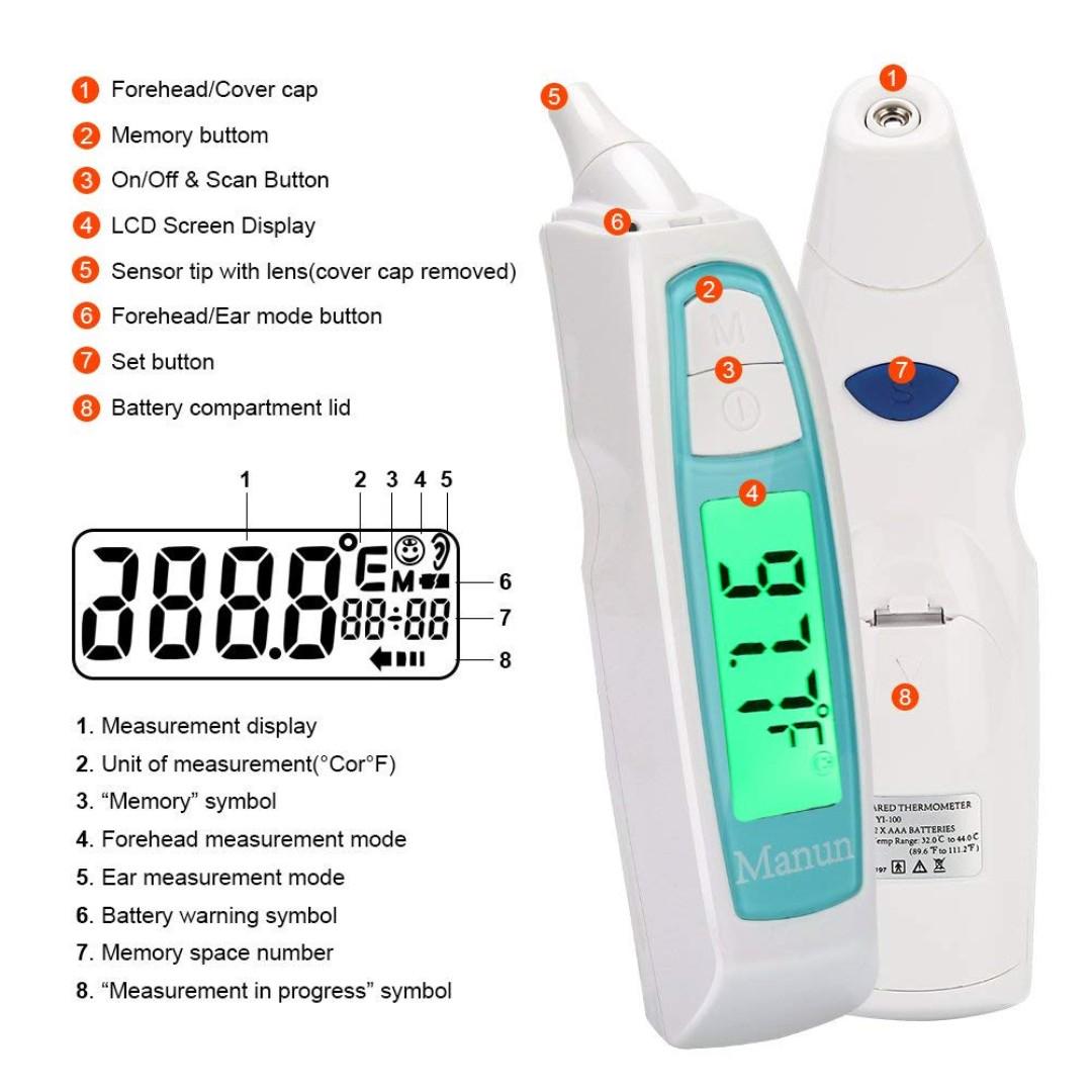 temp scan instant ear thermometer
