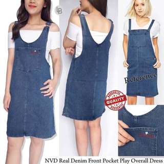 Nevada Overall Denim Dress