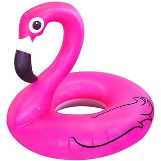 Inflatable flamingo floater
