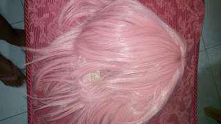 Real Hair Pink Wig Authentic