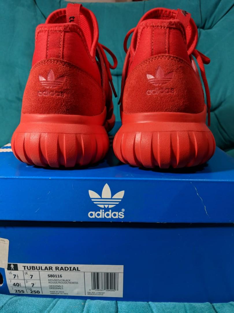 Adidas Tubular Radial Triple Red
