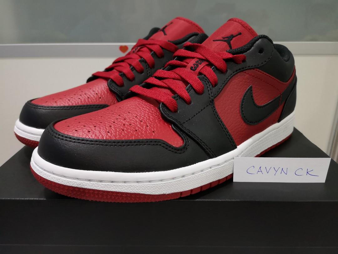 jordan 1 low bred 2018