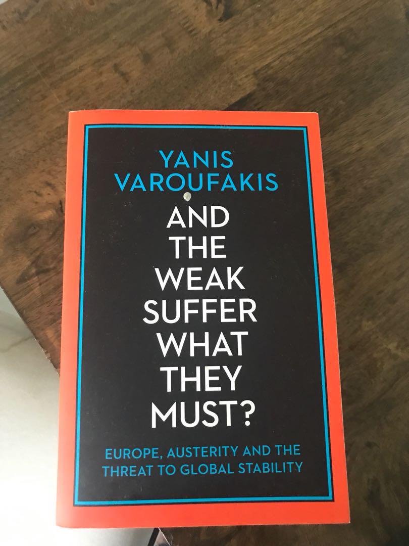 And The Weak Suffer What They Must Books Stationery Books On
