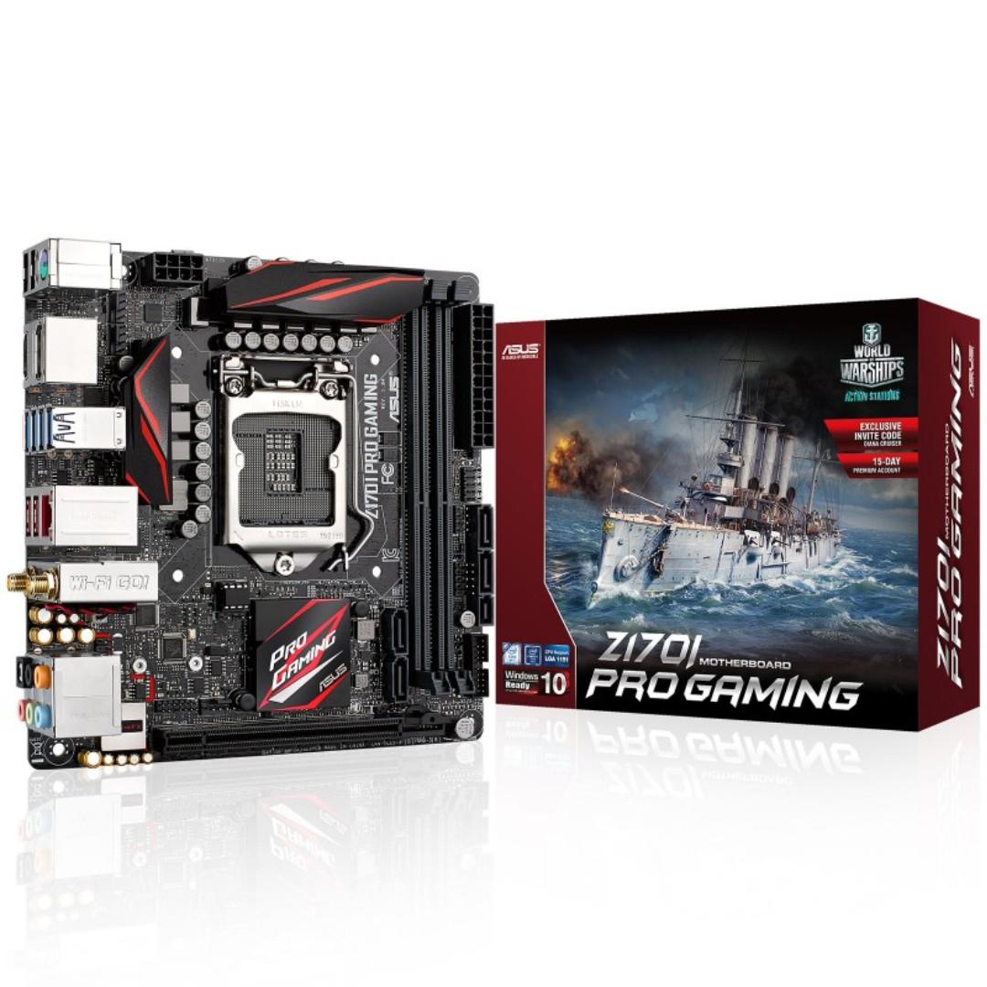 Asus Z170 Pro Gaming Desktop Bundle Lga1151 Ddr4 Displayport Hdmi Sata 6gb S Usb 3 1 Mini Itx Motherboard Electronics Computers Others On Carousell