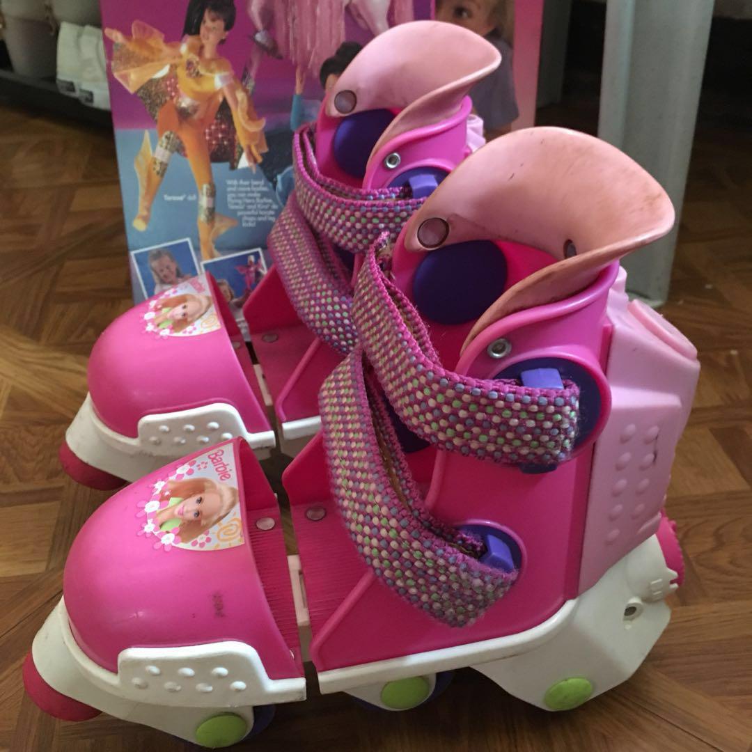 Barbie roller skates, Hobbies & Toys, Toys & Games on Carousell