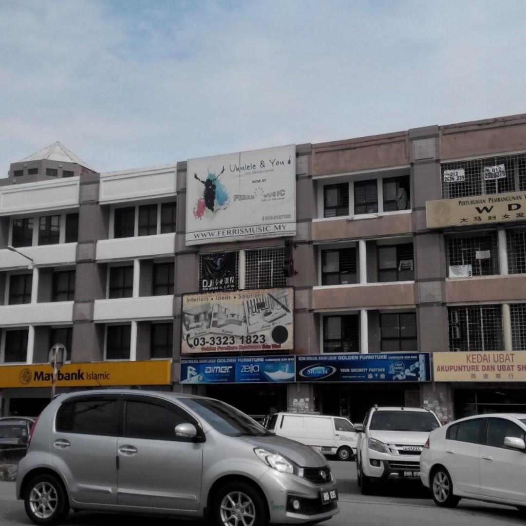 Bayu Perdana, Klang, 4 Storey Shop Office, End Lot Unit, Facing Main