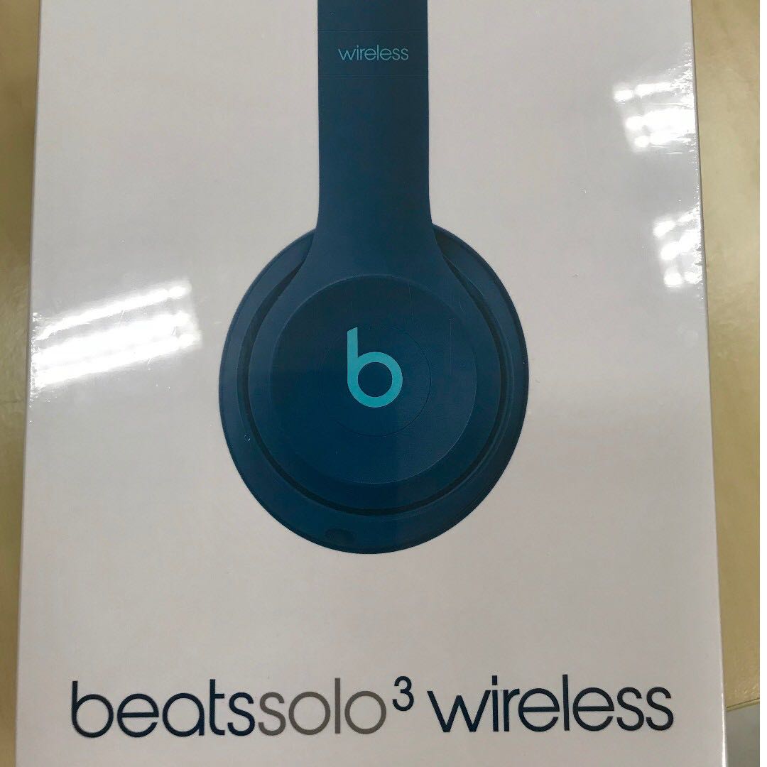 beats solo 3 wireless pop blue
