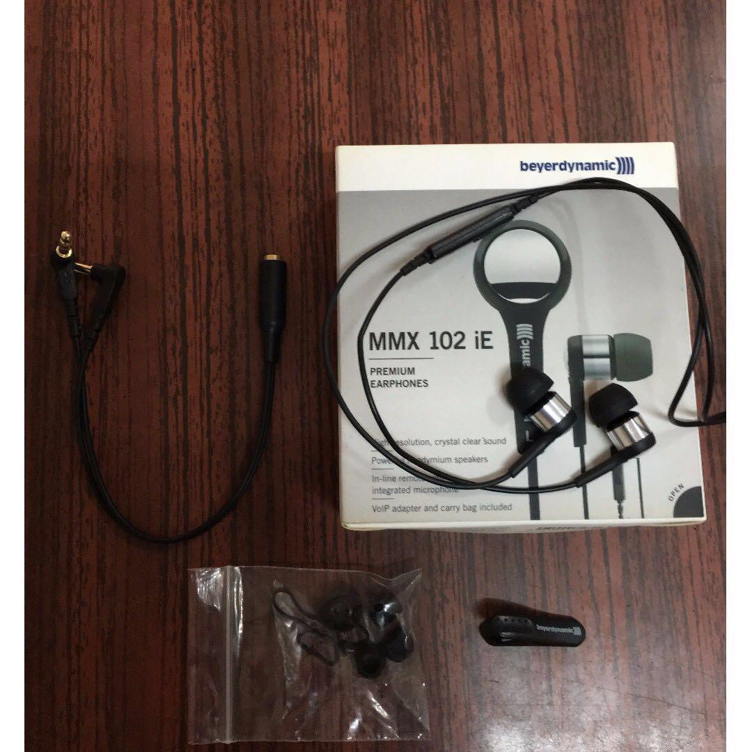 Beyerdynamic MMX 102 Premium In-Ear Headsets (Black)