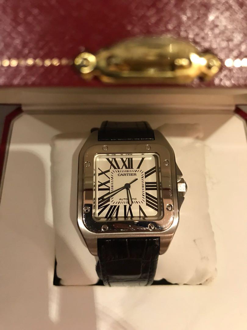 Cartier santos 100 sale 38mm