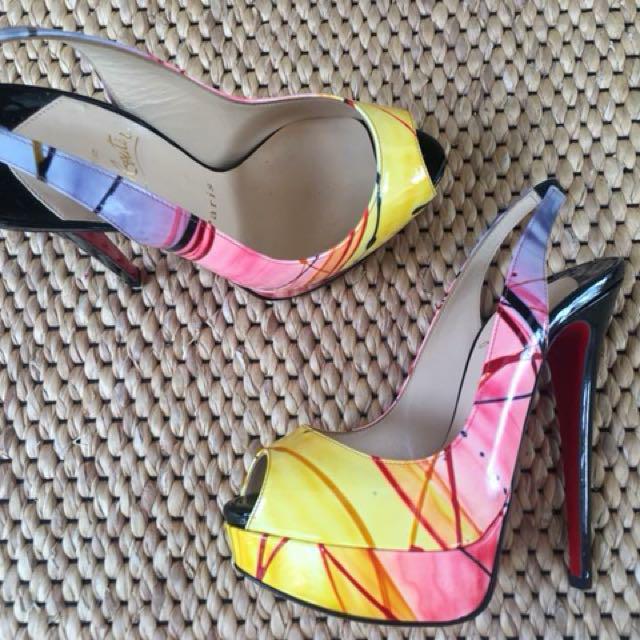Christian louboutin graffiti heels cheap