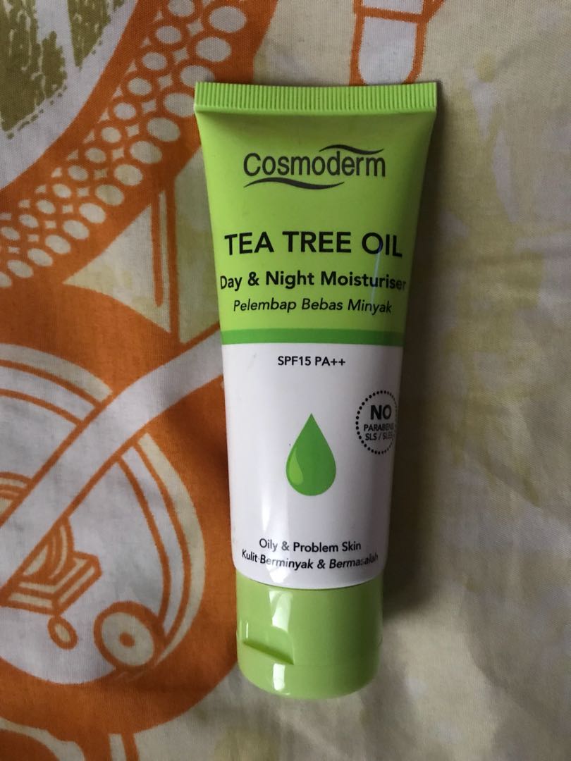 moisturizer cosmoderm tea tree oil