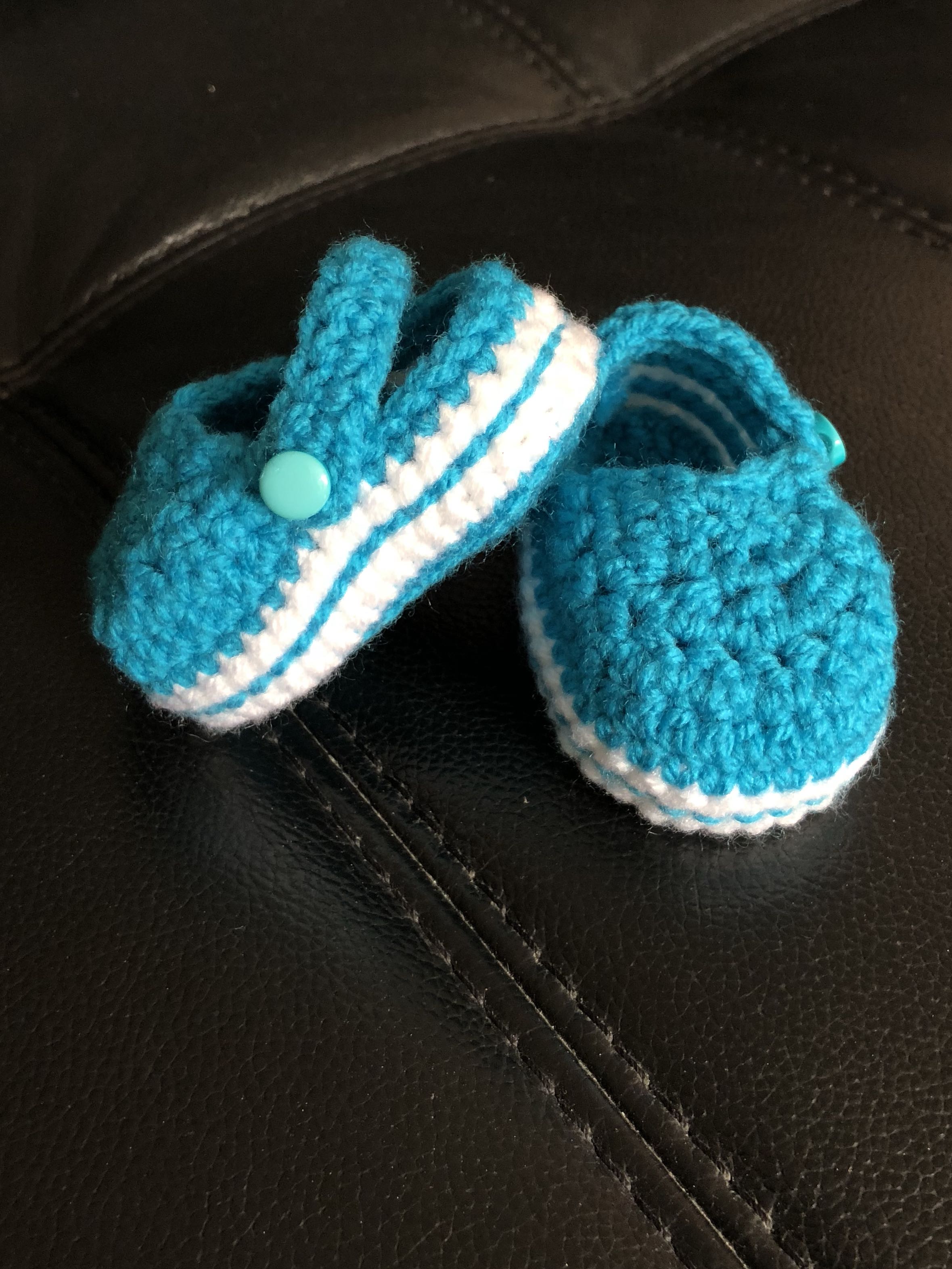 Crochet Crocs Inspired Baby Shoes 