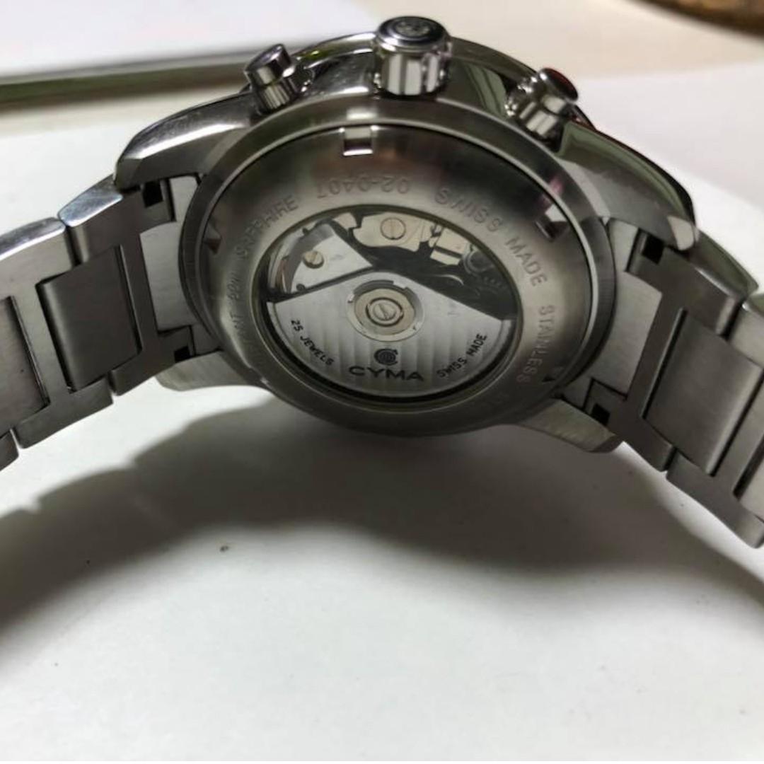CYMA Swiss Made Watch Automatic Chronograph Valjoux / ETA 7750(price ...